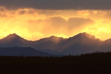 british Columbia manzaralı Kuzey rockies