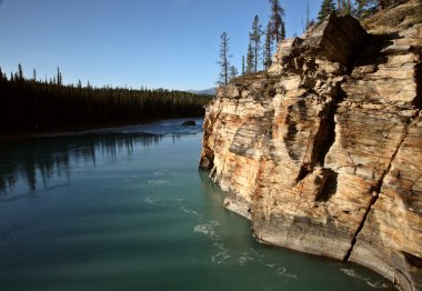 Athabasca nehir jasper national Park