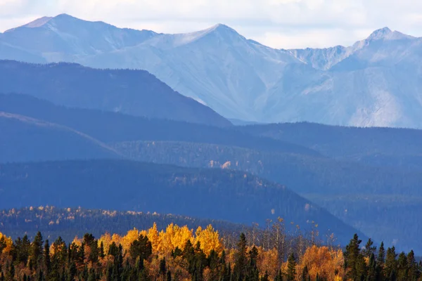 Autumn in British Columbia mountains — Stock Photo, Image