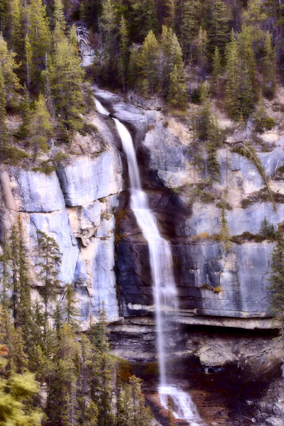Kluwen Creek Falls Schilderachtige Alberta Canada — Stockfoto