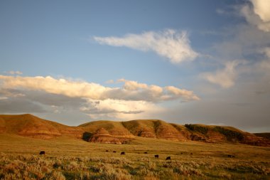 Big Muddy Valley in Southern Saskatchewan clipart