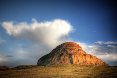 Güney saskatchewan içinde büyük çamurlu vadisindeki kale butte