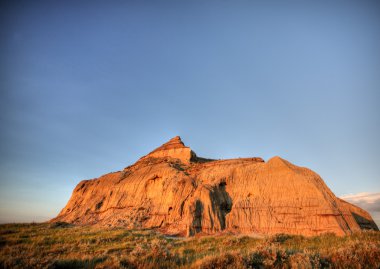 Güney saskatchewan içinde büyük çamurlu vadisindeki kale butte