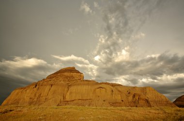 Kale butte büyük çamurlu Vadisi saskatchewan içinde