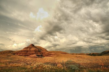 Kale butte büyük çamurlu Vadisi saskatchewan içinde