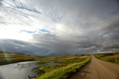 fırtına bulutları saskatchewan içinde