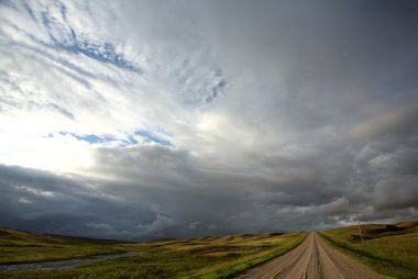 fırtına bulutları saskatchewan içinde