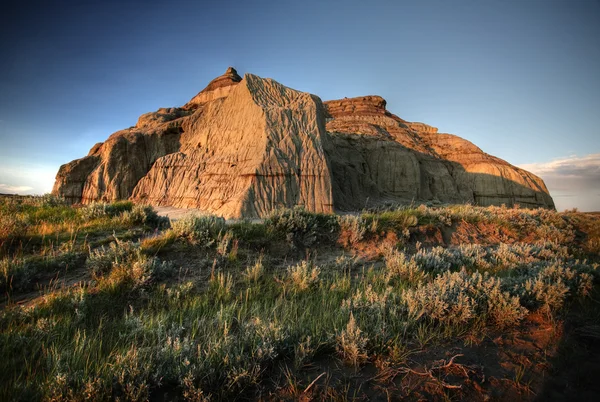 Castle Butte in Big Muddy Valley in Southern Saskatchewan — Stock Photo, Image