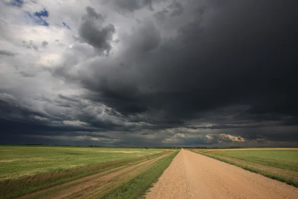 Storm clouds over Saskatchewan — Stock Photo, Image