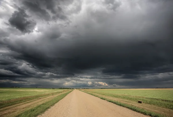 stock image Storm clouds over Saskatchewan