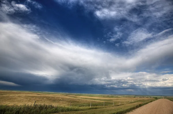 stock image Storm clouds over Saskatchewan