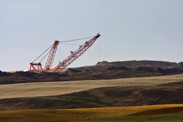 Güney saskatchewan içinde kömür draglines — Stok fotoğraf