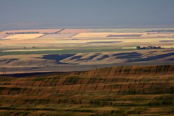 Büyük çamurlu vadinin doğal görünümü — Stok fotoğraf