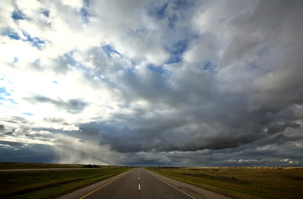 Nubes Tormenta Saskatchewan — Foto de Stock