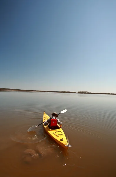 Kayaking Manitoba — Stock Photo, Image