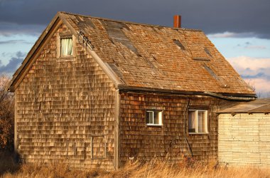 saskatchewan çiftlik evi terk edilmiş