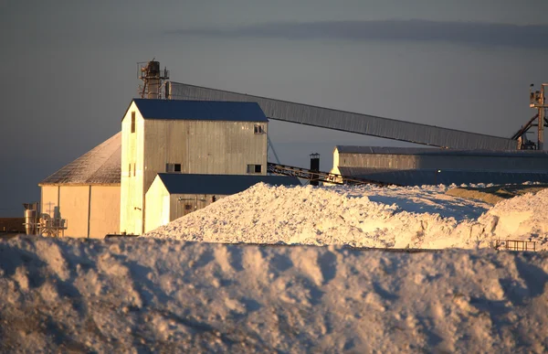Sodium Sulphate plant at Chaplin Saskatchewan — Stock Photo, Image