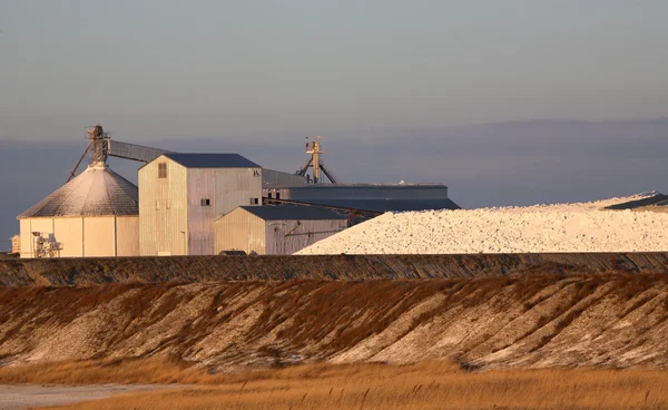 Planta de sulfato de sodio en Chaplin Saskatchewan — Foto de Stock