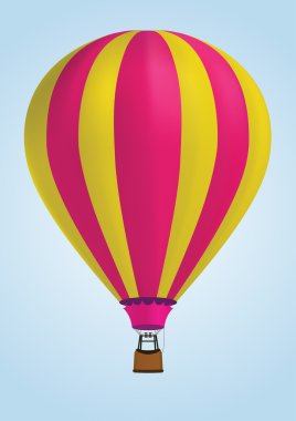 Hot air balloon clipart