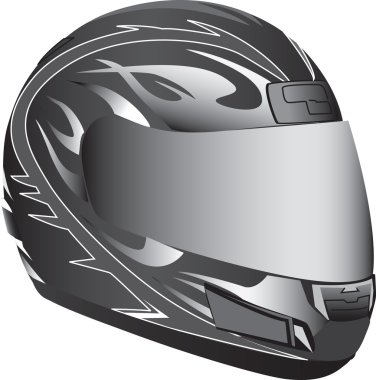 Motorcycle helmet clipart