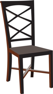 vectorized ahşap sandalye
