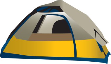 Camping tent clipart