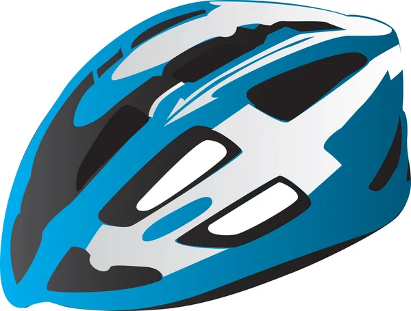 Шлем безопасности для велосипедов — стоковый вектор