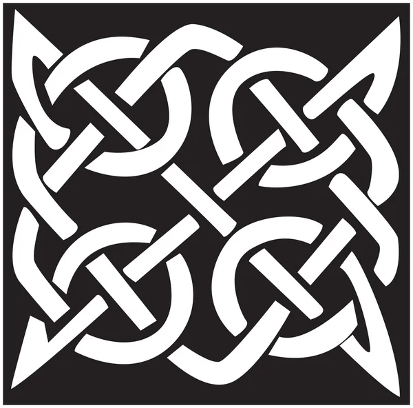 Modèle celtique et noeud — Image vectorielle