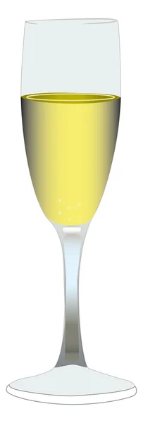 Champagnerglasvektoren — Stockvektor