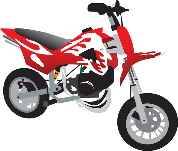 Motocicleta de brinquedo — Vetor de Stock