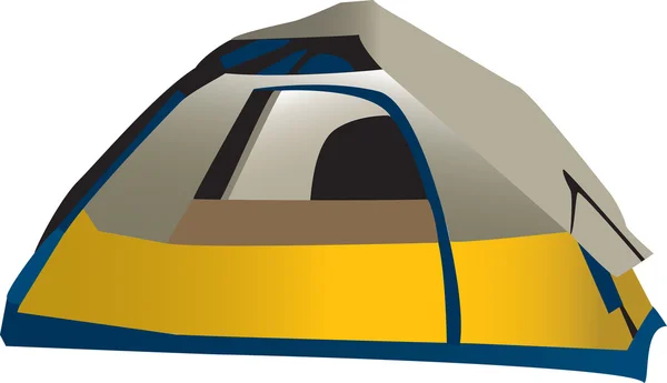 Cort camping — Vector de stoc