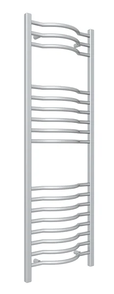 stock image Standing chrome towel holder rack and rails