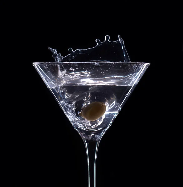 Martini splash — Zdjęcie stockowe