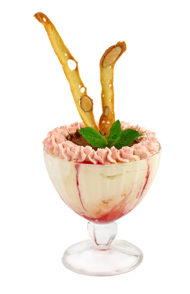 Tiramisu Dessert Glass — Stock Photo, Image