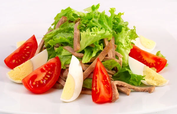 Frischer Salat mit Gemüse — Stockfoto