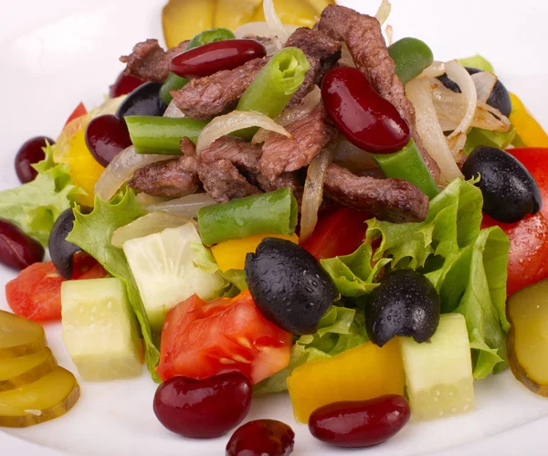 Salada fresca com legumes — Fotografia de Stock
