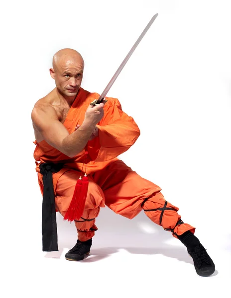 Монах Шаоліня воїн — стокове фото