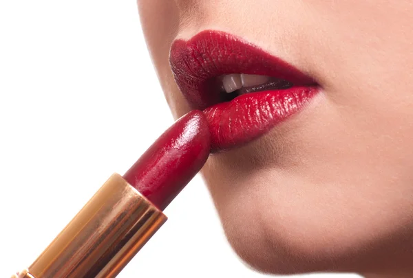 Beautiful Lips Lipstick — Stock Photo, Image