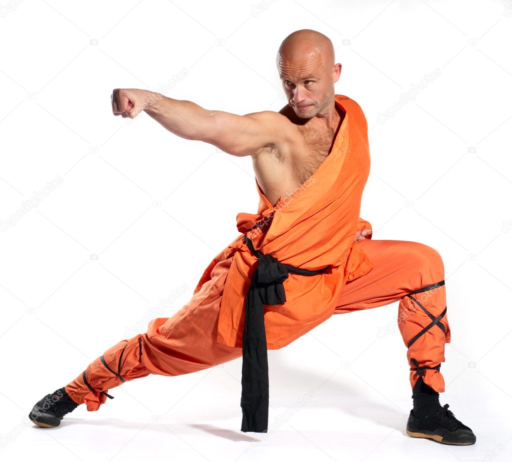 Shaolin warrior monk — Stock Photo © vfoto #4692044