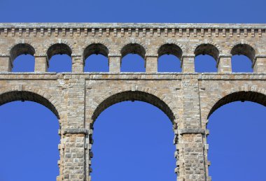 Roquefavour stone aqueduct clipart