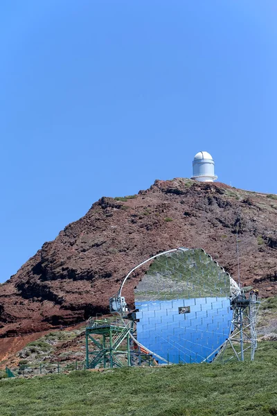 Dalekohled Gtc Zařízení Ostrově Palma Canarias Španělsko — Stock fotografie