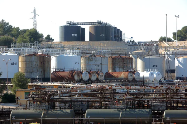 Oil refinery plant — Stock Photo, Image