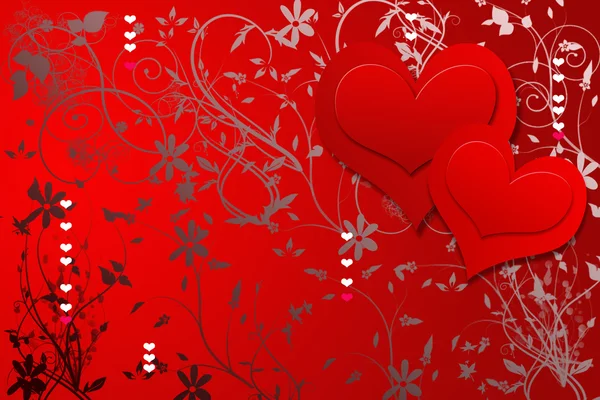 stock image Valentines Day background with hearts pattern