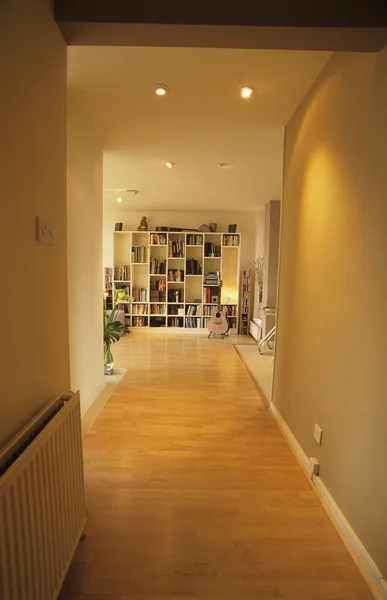 Apartamento ático en Londres, sala de estar detalle Fotos de stock libres de derechos