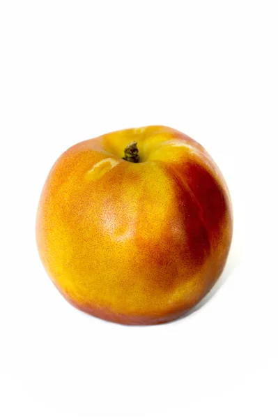 Кольоровий нектар або персик, виділений на білому — стокове фото