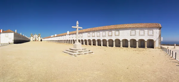 Kościół Senhora Cabo Cabo Espichel Otoczony Sesimbra Portugalia — Zdjęcie stockowe