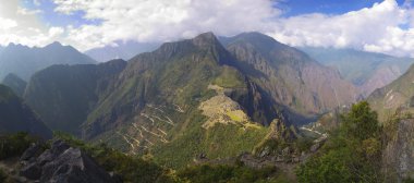 Wayna Picchu panorama view clipart