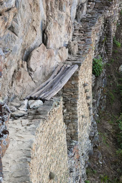Inca brug van machu picchu — Stockfoto