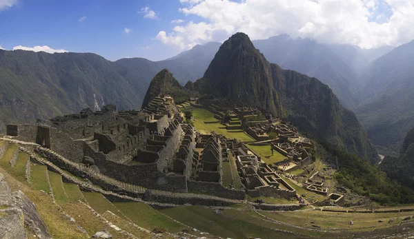 Machu-Picchu-Panorama Stockbild