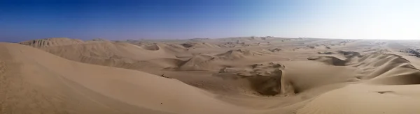 Ica desert panorama, Peru — Stock Photo, Image